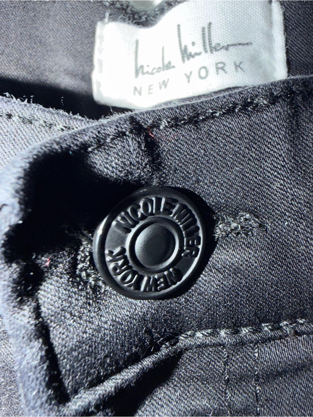 Nicole Miller New York Black Skinny Jeans Women’s - Picture 4 of 6